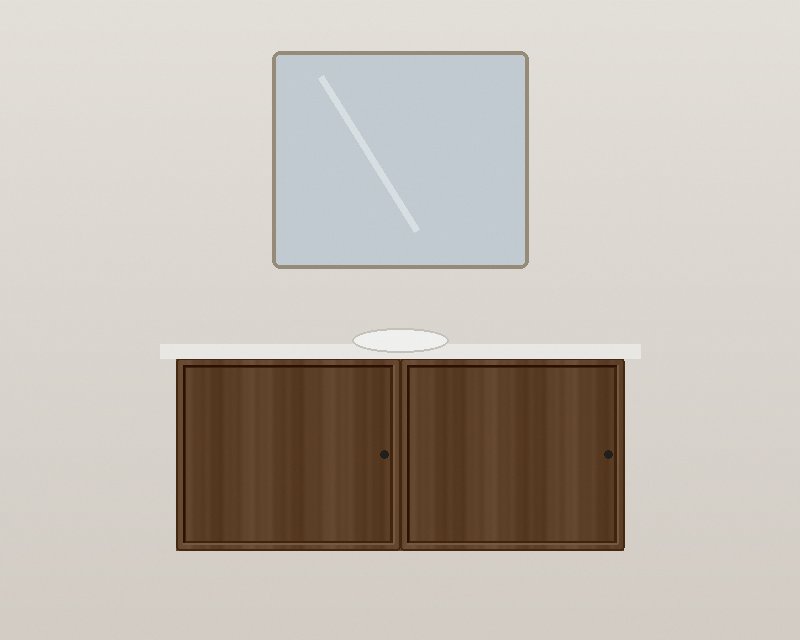 Floating vanity